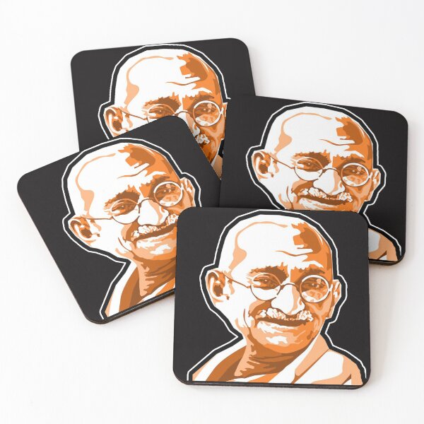 Artikelvorschau, Mahatma Gandhi Illustration entworfen und verkauft von Ratatatts.