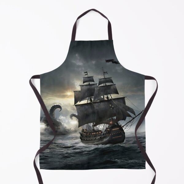 Item preview, The Black Pearl vs Kraken designed and sold by mattjsykes.