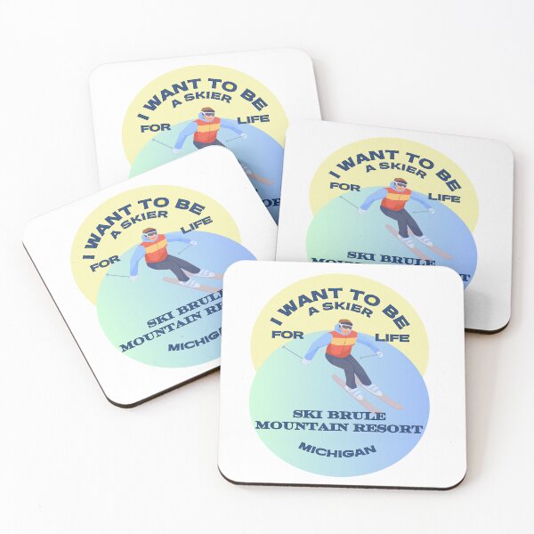 Item preview, Ski Brule Michigan.  Gift Ideas For The Ski Enthusiast. designed and sold by LindaLG.