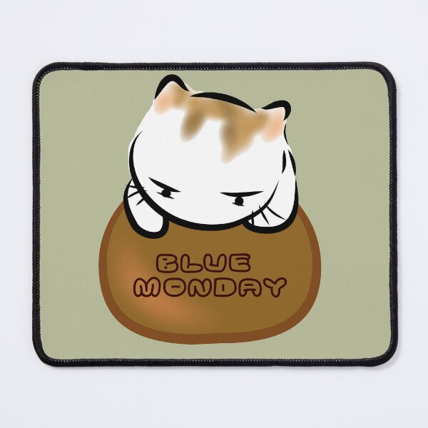 Item preview, Blue Cat ~ Blue Monday designed and sold by aimicat.
