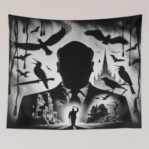 Item preview, Master of Suspense: The Hitchcock Silhouette designed and sold by CanvasLady.
