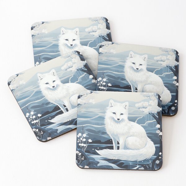 Item preview, Arctic Fox Cub,  Wildlife Art for all Animal Lovers designed and sold by WILDEVIOLET.