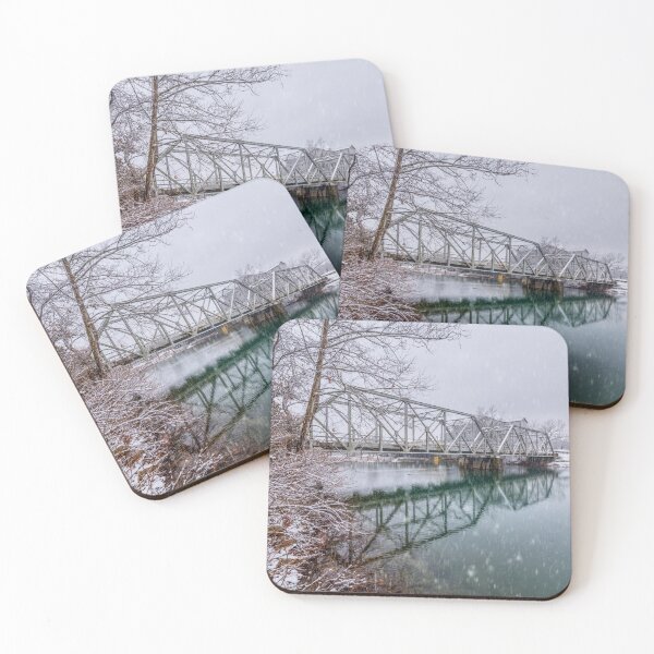 Item preview, Ozark Missouri Bridge Winter Blizzard designed and sold by mljdwhite.