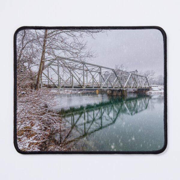 Item preview, Ozark Missouri Bridge Winter Blizzard designed and sold by mljdwhite.