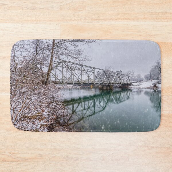 Item preview, Ozark Missouri Bridge Winter Blizzard designed and sold by mljdwhite.