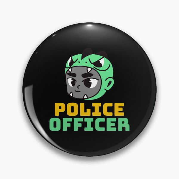 Item preview, Police Officer Design with Tiny Character designed and sold by PRIVARSHU.