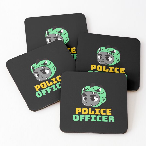 Item preview, Police Officer Design with Tiny Character designed and sold by PRIVARSHU.