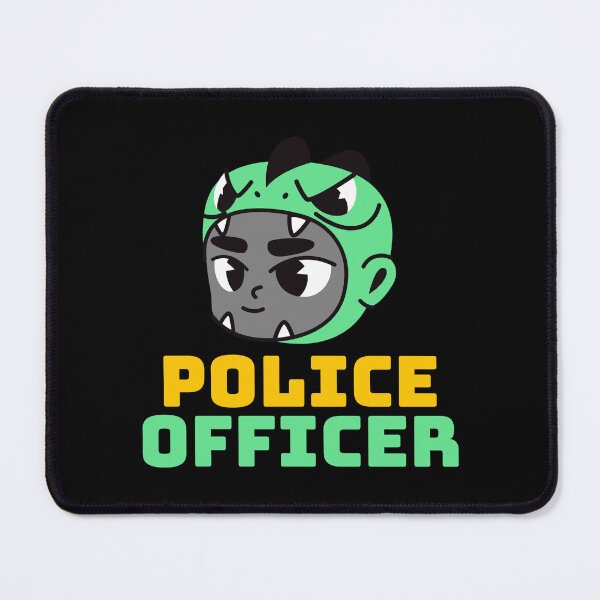 Item preview, Police Officer Design with Tiny Character designed and sold by PRIVARSHU.