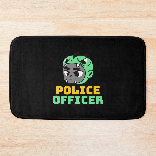 Item preview, Police Officer Design with Tiny Character designed and sold by PRIVARSHU.