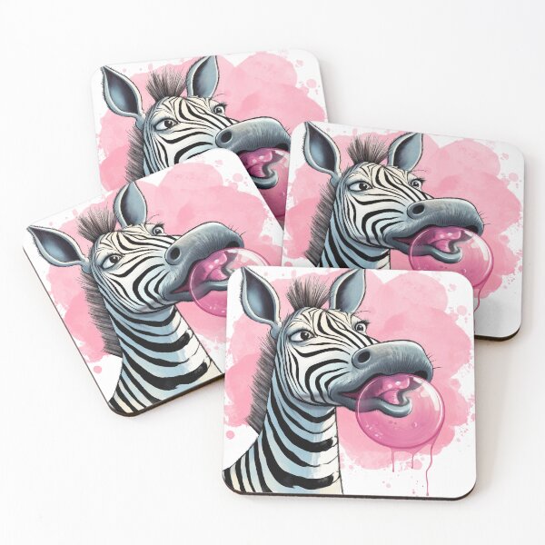 Item preview, Bubblegum and the Stripped Zebra designed and sold by WhatThePawArts.