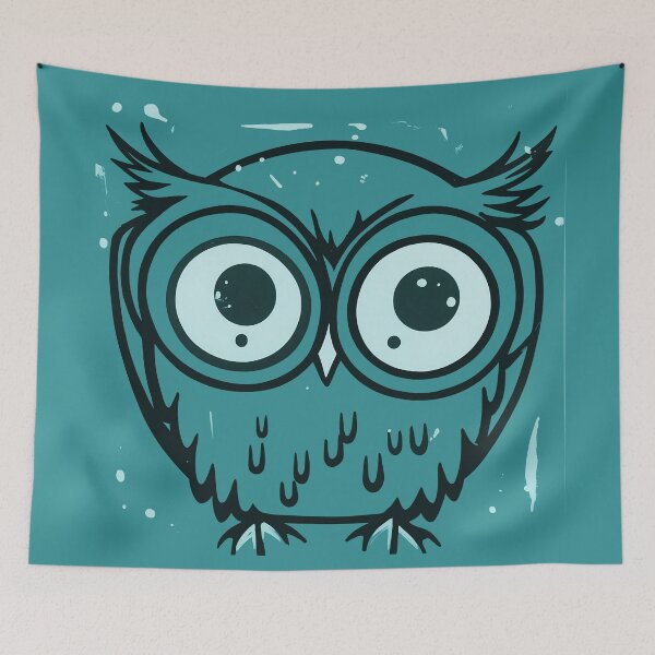 Item preview, Cute owl in chibi art designed and sold by randrdesign.