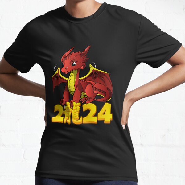 Chinese New Year 2024 Dragon Year T-shirt respirant