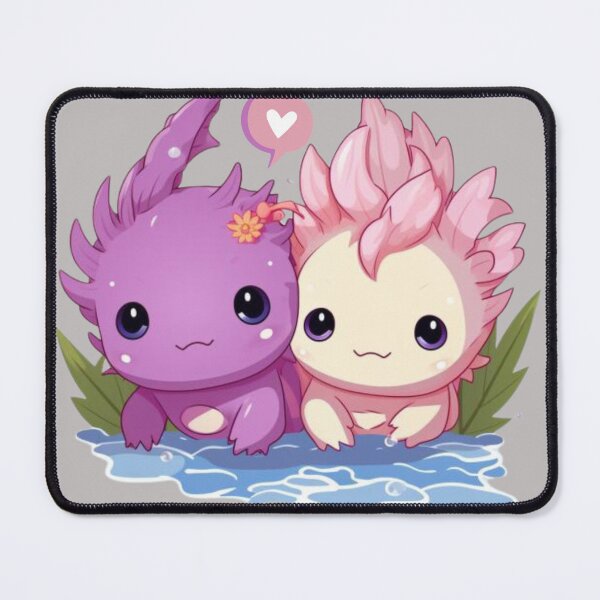Item preview, Happy Cute Axolotl Couple Classic T-Shirts designed and sold by Modtanoydesign.