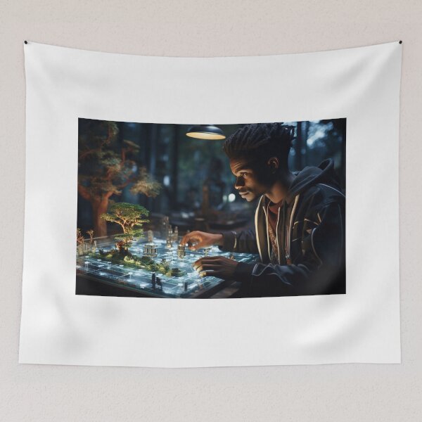 Item preview, 2030 Visionary: Architecting a Sustainable Metropolis designed and sold by TheBrainArt.