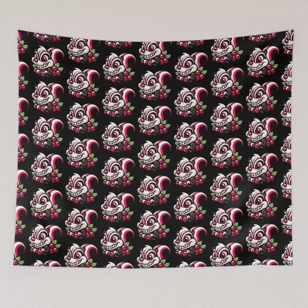 Item preview, Berry Bounce - Cranberry core Skunk Frolic designed and sold by artwaves.
