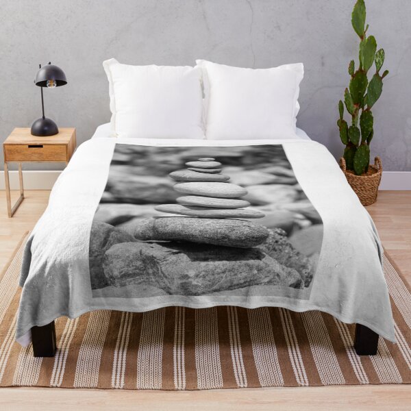 Item preview, Cairn on the Beach Rossnowlagh bw designed and sold by eddiebarronshop.