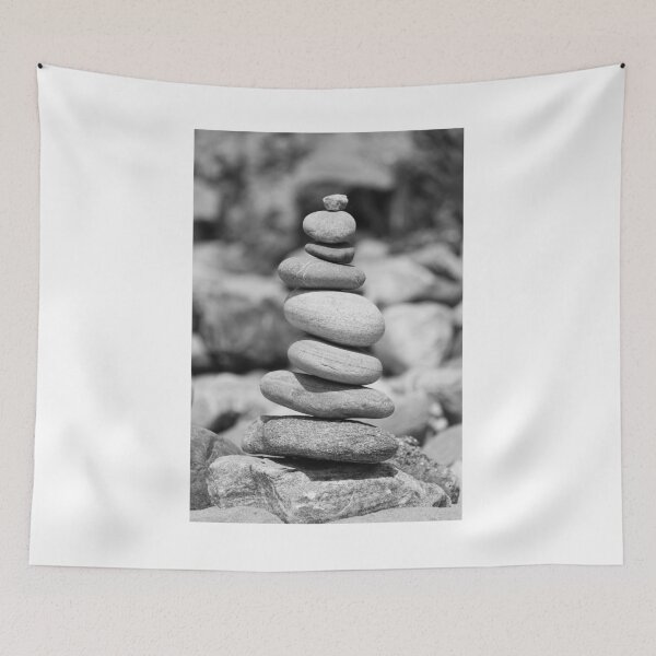 Item preview, Cairn on the Beach Rossnowlagh bw designed and sold by eddiebarronshop.