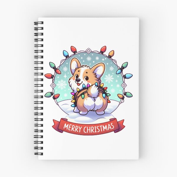 Artikelvorschau, Der freche Gruß des Corgi Claus entworfen und verkauft von EpicPaws.