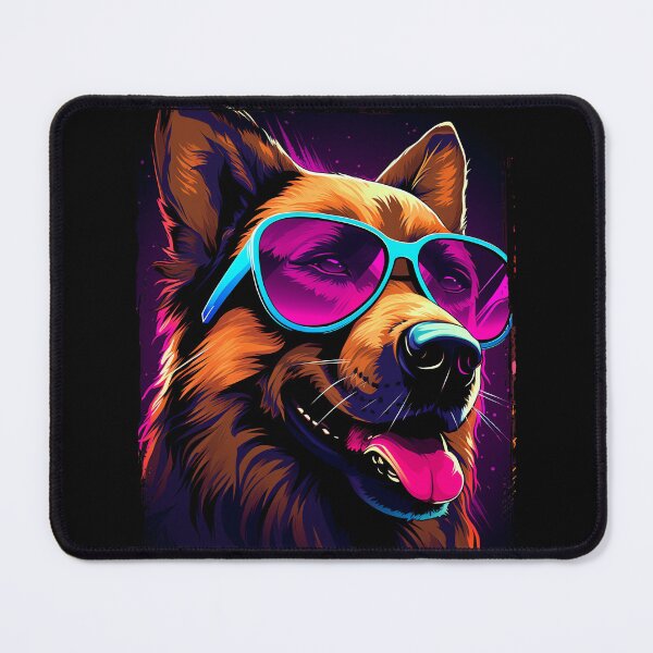 Item preview, Cool German Shepherd Puppy in Sunglasses Vibes - Dog Lover Fun designed and sold by WILDEVIOLET.