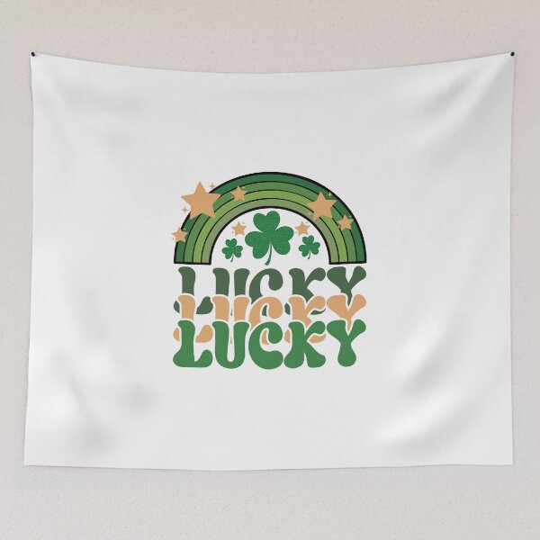 Item preview, Lucky Green Rainbow St Patricks Day designed and sold by CheekyChimpCo.