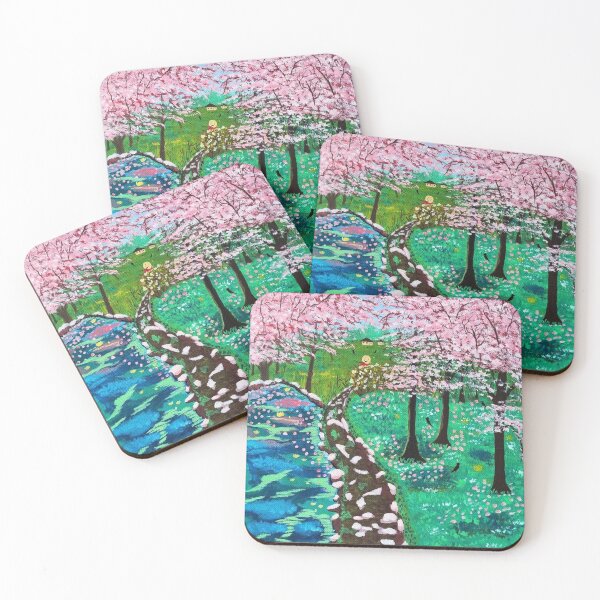 Item preview, Cherry blossoms Painting designed and sold by MirucaDesign.