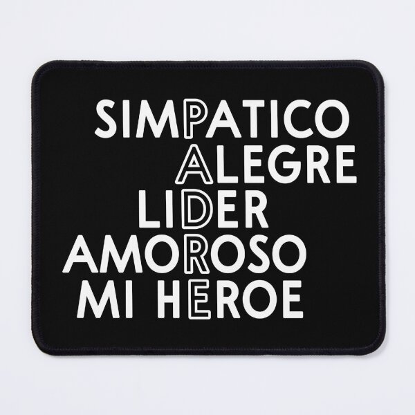 Item preview, Spanish acronym design for fathers day designed and sold by Colorfulman.