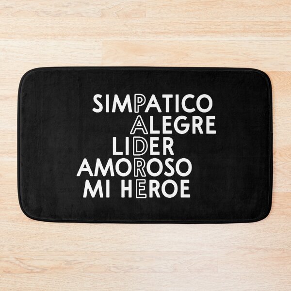 Item preview, Spanish acronym design for fathers day designed and sold by Colorfulman.