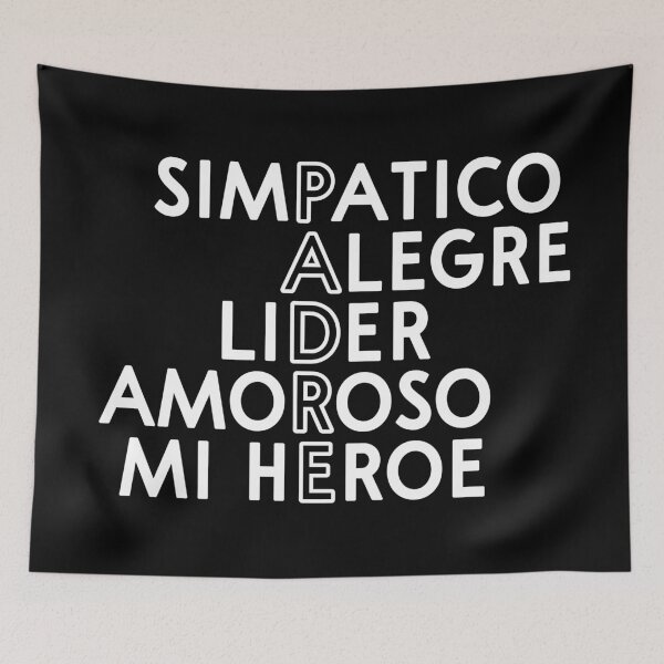 Item preview, Spanish acronym design for fathers day designed and sold by Colorfulman.