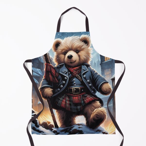 Item preview, Teddy celebrating Hogmanay designed and sold by Colin Bentham.