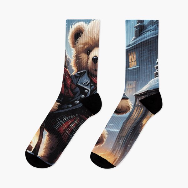 Item preview, Teddy celebrating Hogmanay designed and sold by Colin Bentham.
