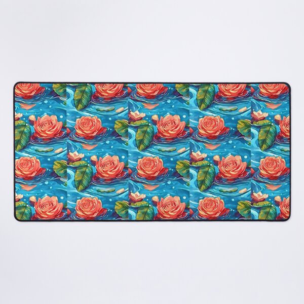 Item preview, Refreshing Roses-Teal designed and sold by Tracy McCurry.