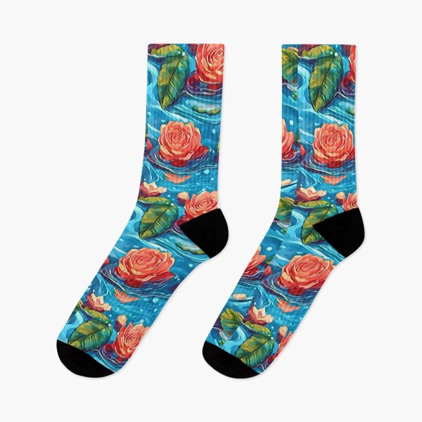 Item preview, Refreshing Roses-Teal designed and sold by Tracy McCurry.