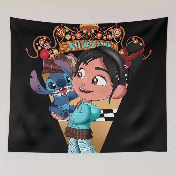 Item preview, Vanellope stitch wreck it ralph designed and sold by Leahsartworks.