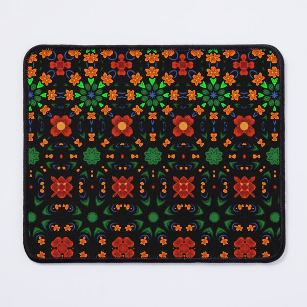Item preview, Vertical metamorphosis pattern in orange, red and green and blue designed and sold by coloryourwings.