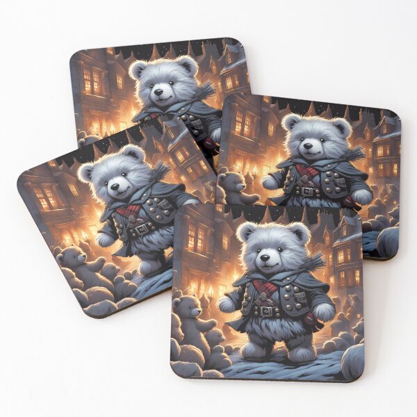Item preview, Teddy celebrating Hogmanay designed and sold by Colin Bentham.