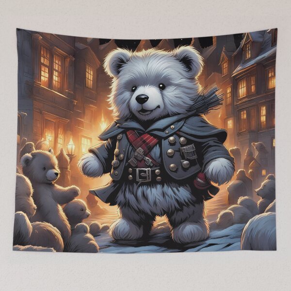 Item preview, Teddy celebrating Hogmanay designed and sold by Colin Bentham.
