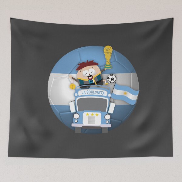 Item preview, La Scaloneta with Messi and the Cup designed and sold by Nanalamm.