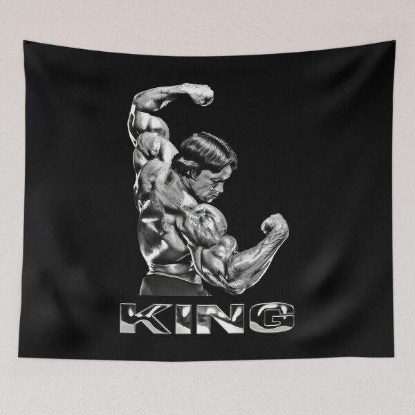 Artikelvorschau, König Arnold Schwarzenegger Fan-Kunst. entworfen und verkauft von HuzaifaNaveedh.