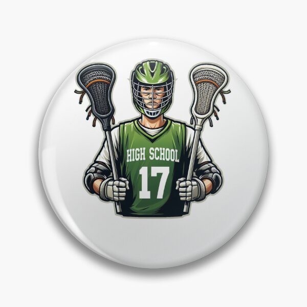 Item preview, I Beat People With a Stick Funny Lacrosse Player designed and sold by GalaxyGraffiti.