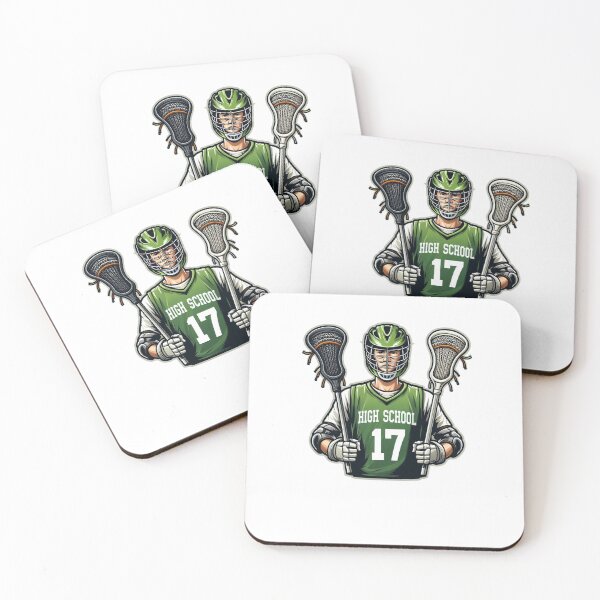 Item preview, I Beat People With a Stick Funny Lacrosse Player designed and sold by GalaxyGraffiti.