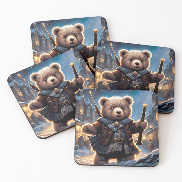 Item preview, Teddy celebrating Hogmanay designed and sold by Colin Bentham.