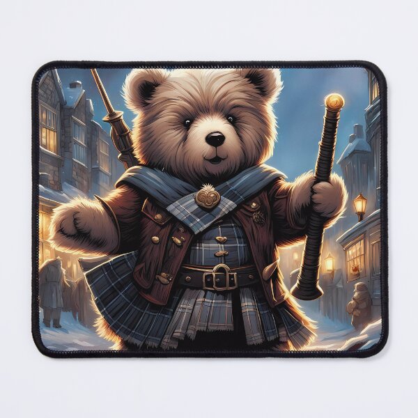 Item preview, Teddy celebrating Hogmanay designed and sold by Colin Bentham.