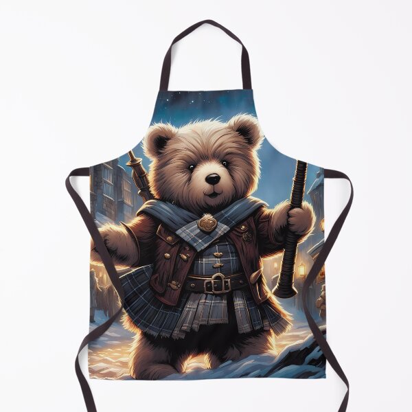 Item preview, Teddy celebrating Hogmanay designed and sold by Colin Bentham.