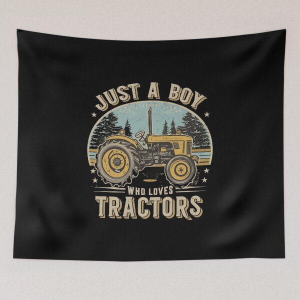 Item preview, Just a Boy who loves Tractors designed and sold by Playful-Monster.