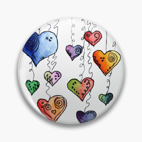 Item preview, Decorative colorful Hanging hearts designed and sold by Aithlin123.