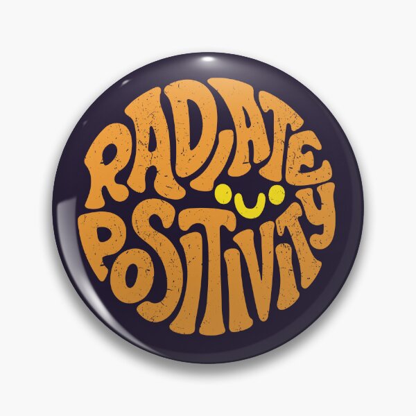 Item preview, Vintage "Radiate Positivity" - Spread Good Vibes Everywhere! Vintage Version. designed and sold by paulo silveira.