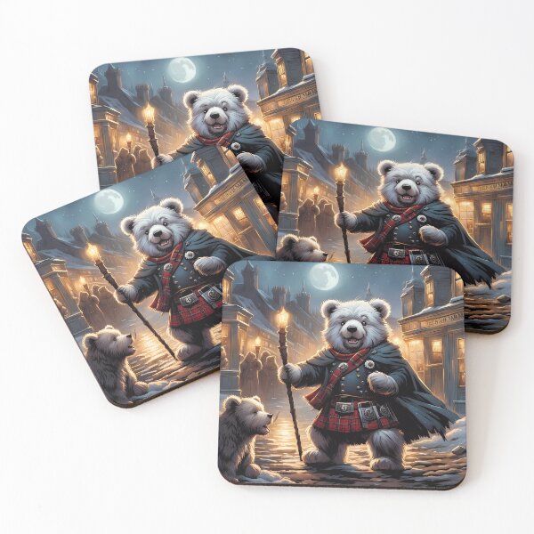 Item preview, Teddy celebrating Hogmanay designed and sold by Colin Bentham.