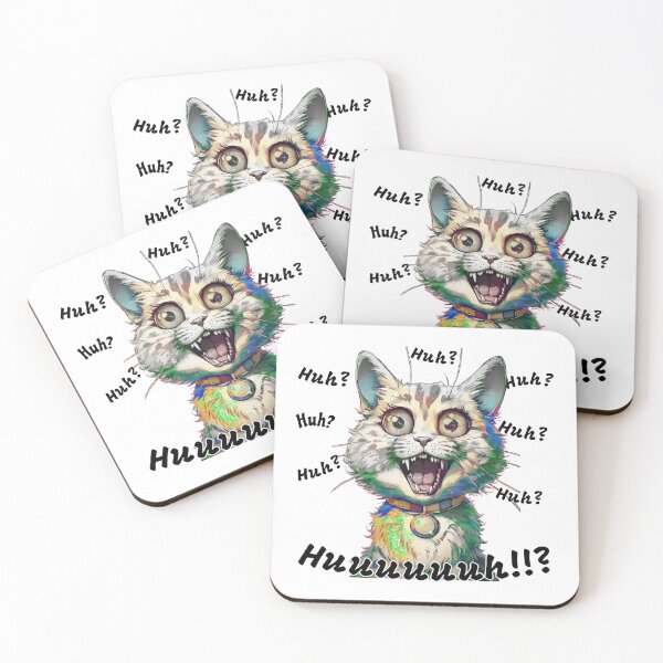 Item preview, Feline Confusion Delight: Cat Huh Meme designed and sold by Designeking.