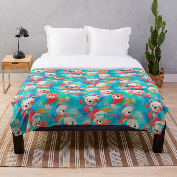 Item preview, Seamless Pattern bear oil paint designed and sold by UsDesignsArt.
