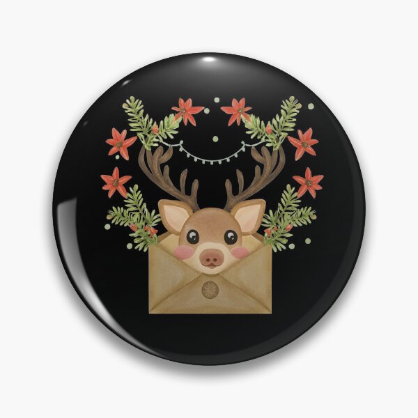 Item preview, Christmas holiday reindeer designed and sold by Playful-Monster.